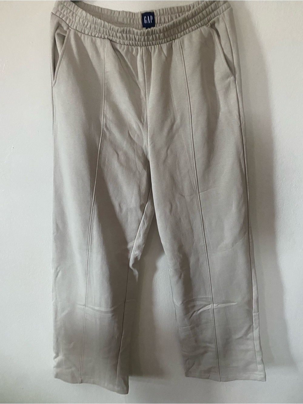 GAP Men's Joggers in Light Taupe Beige